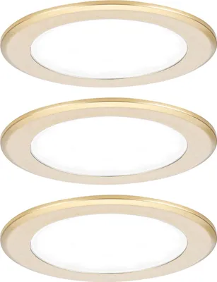 Image de Paulmann LED lampes à encastrer pour meubles, set de 3 pièces
