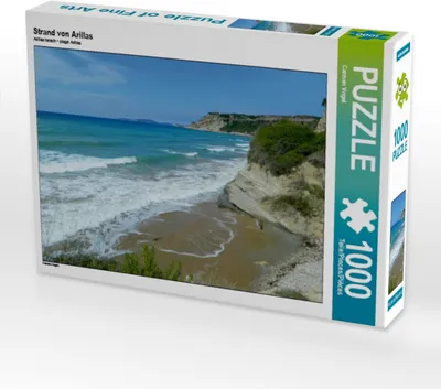 Produktbild von CALVENDO Puzzle Strand von Arillas | 1000 Teile Lege-Größe 64x48cm Foto-Puzzle für glückliche Stunden