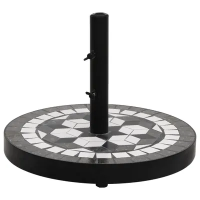Immagine prodotto di Supporto per ombrellone Bianco e nero Rotondo 12 kg