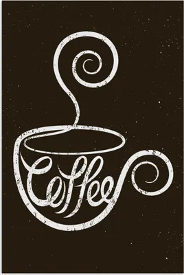 Produktbild von MuchoWow® Poster Sprichwörter - Kaffee - Zitate - Retro - Kreidetafel 40x60 cm - Plakate für die Wand - Poster Babyzimmer