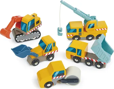 Produktbild von Tender Leaf Toys Construction Site, 3 Jahr(e), Mehrfarbig, Holz