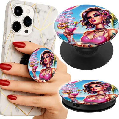 Obrázek produktu pro Držák/stojánek na telefon Finger Popsocket Není to alkohol, je to moje emoce