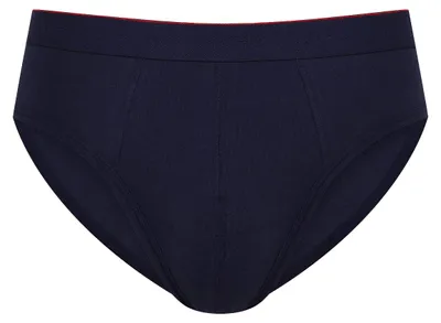 Produktbild von Herren-Slips Henderson aus Baumwolle in Schwarz, Dunkelblau und Weiß L