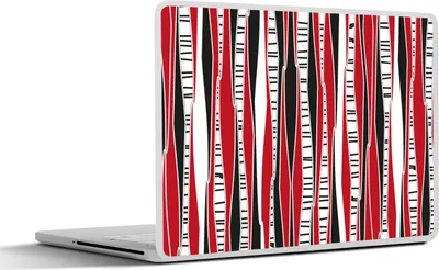 Produktbild von MuchoWow® Laptop Aufkleber Sticker Cover Rot - Muster - Baum 30x21 cm - Sticker für Laptop - Selbstklebend