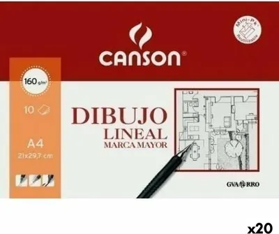 Image de Bloc à dessin Canson 20 feuilles (20 pièces)