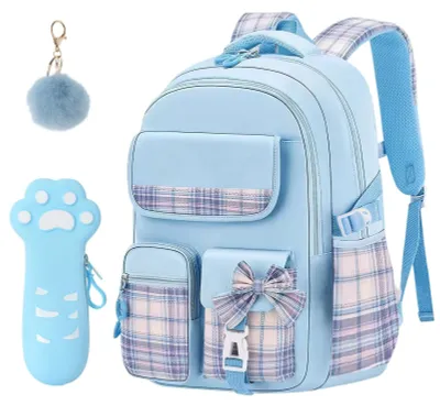 Image de Solidchoice - Sac à dos pour enfants - Respirant, imperméable et léger - Livré avec une trousse