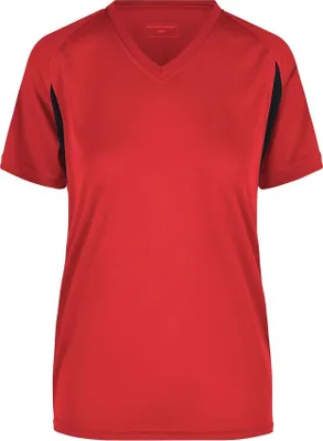 Produktbild von Ladies' Running-T Funktionelles Laufshirt red/black, Gr. XL