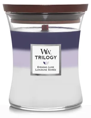 Produktbild von WoodWick Evening Luxe, Zylinder, Violett, Violett, Weiß, 1 Stück(e)