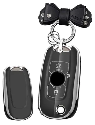 TPU Schlüsselhülle für Opel Astra K & Corsa E – Schwarz