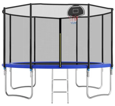Produktbild von Trampolin Outdoor 366 cm, Mit verstärkten Beintraversen, Stabil, Robust und Belastbar, Einteilige Konstruktion für Kinder und Erwachsene