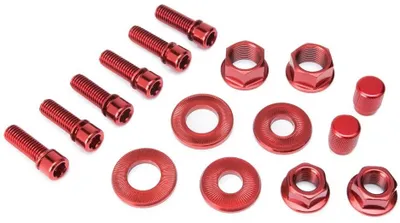 Immagine prodotto di Set di bulloni Salz BMX Hardware rosso
