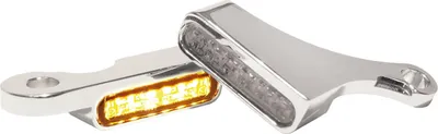 Obrázek produktu pro LED ukazatele na přístrojové desce kompatibilní s Harley Davidson Softail silver