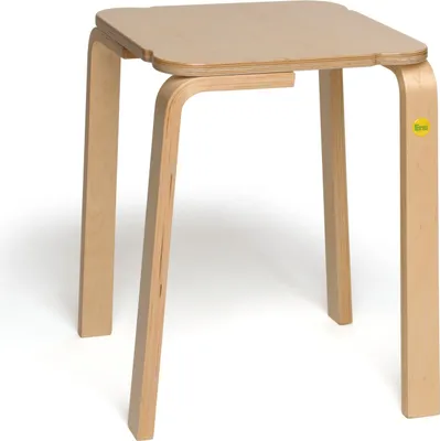 Produktbild von Erzi Hocker aus Formholz, stapelbar