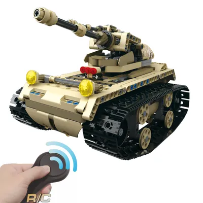 Produktbild von RC Panzer - 552 Bausteine Klemmbausteinen -  2604