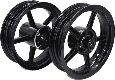Productafbeelding van 12-inch dirt bike velgen, voorwielmaat 250-12, achterwielmaat 300-12, materiaal: aluminium