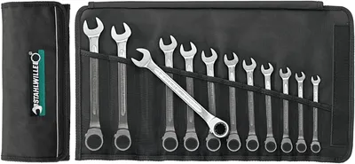Obrázek produktu pro STAHLWILLE 17/12, Ocel, Nerezová ocel, 8,9,10,11,12,13,14,15,16,17,18,19 mm, 12 kusů