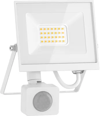Zdjęcie produktu dla Mexen Luxpro+ naświetlacz LED z czujnikiem ruchu, 20W, Neutralna - 4000K, 2200 lm, biały - L236-020-40-20