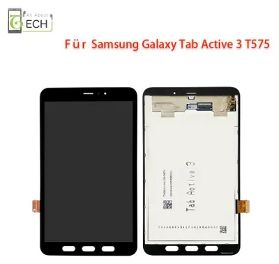 Produktbild von Für Samsung Galaxy Tab Active 3 T575 T579 LCD Display Touchscreen Schwarz