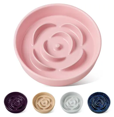 Obrázok produktu pre Keramická miska pre psa, antikinková, ružová, 15,9 cm