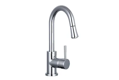 Produktbild von Schütte Design-Spültischarmatur UNICORN Einhebelmischer herausziehbarer Auslauf/Geschirrbrause Wassersparfunktion Chrom 33775