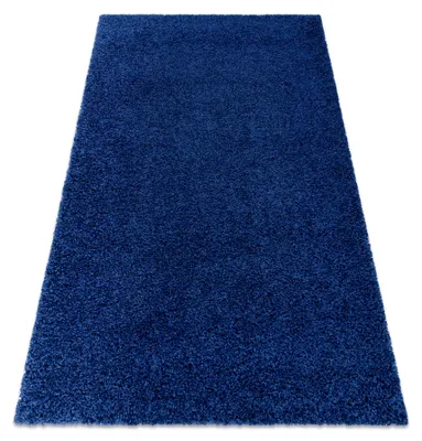 Image de Tapis SOFFI shaggy 5cm bleu foncé bleu 160x220 cm