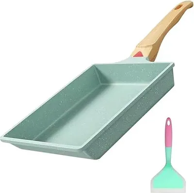 Produktbild von Yuragim Tamagoyaki Bratpfanne, rechteckige japanische Nicht-Stick-Omlette-Pfanne abnehmbar