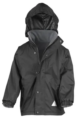 Produktbild von Kinderjacke - Result REVERSIBLE JACKET/K - black/grey - Größe 2XL