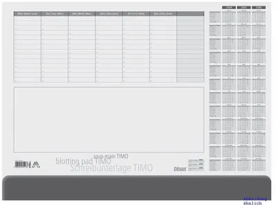 Produktbild von Ursus® Style 036437000 Schreibunterlage Timo - 525 x 375 mm, Papier, 50 Blatt