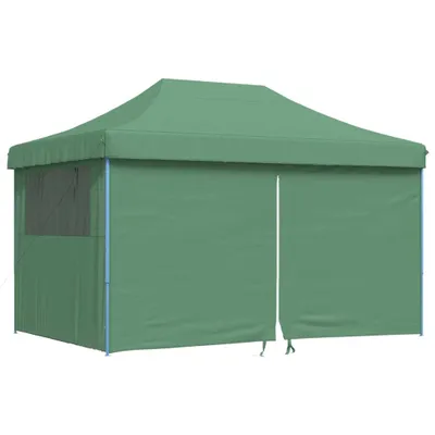 Productafbeelding van Partytent inklapbaar pop-up met 4 zijwanden groen