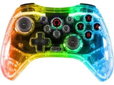 Produktbild von Konix Crystal, Gamepad, Nintendo Switch, PC, D-Pad, Home button, Makro-Taste, Turbo-Taste, Analog / Digital, Mehrfarbig, Kabelgebunden
