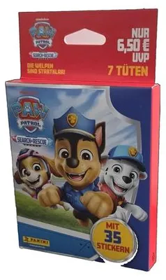 Produktbild von Panini PAW Patrol Search & Rescue Eco-Blister – 7 Tüten | Serie 12