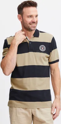 Produktbild von FQ1924 FQPeter Herren Poloshirt Shirt Polokragen elastisch Baumwollmischung Regular fit