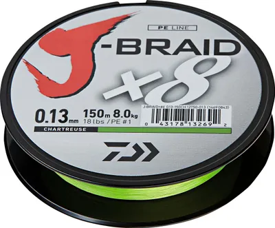 Zdjęcie produktu dla Plecionka Daiwa J-Braid X8 0.18mm-150m Chartreuse