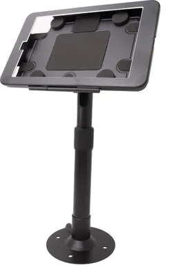 Produktbild von SYSTEM-S Tischständer 360° Halterung abschließbar für iPad Mini 6 (2021) in Schwarz