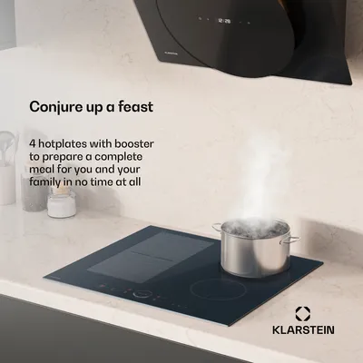 Zdjęcie produktu dla KlarsteinDelicatessa 60 Hybrid płyta indukcyjna do zabudowy, 7000 W, strefa Flexi, Booster, indukcja