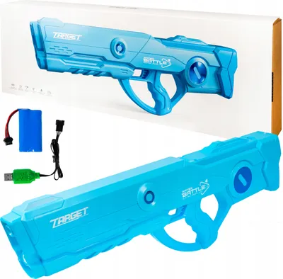 Zdjęcie produktu dla Karabin Pistolet Na Wodę Duża Broń Wodna 64 Cm Zasięg 10M Miotacz + Aku