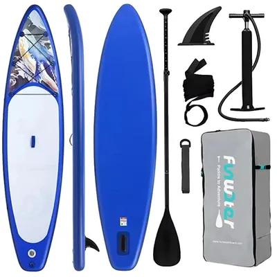 Image de Planche de stand-up paddle, capacité de charge de 165 kg, surface antidérapante, modèle SUPFW53A