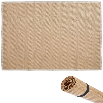 Obrázok produktu pre Vonkajší koberec 90 x 150 cm, hnedý | vzhľad juty