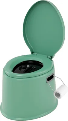 Immagine prodotto di Toilette portatile da campeggio con secchio rimovibile, capacità 200 kg