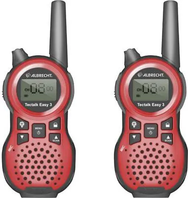 Zdjęcie produktu dla Radiotelefon dwukierunkowy Albrecht Tectalk Easy 3 8 kanałów czarny