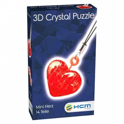 Immagine prodotto di HCM KINZEL Ciondolo puzzle di cristallo 3D Mini Cuore 14 pezzi