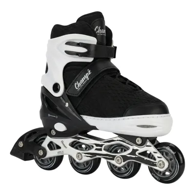 Produktbild von Champz Inline Skates für Teens - Pro Inline Skates - Schwarz - Größe 38-42 EU (Max 60 kg)