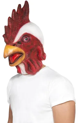 Produktbild von Hühnermaske für Erwachsene – Lustiges Kostümzubehör für Fasching, Halloween & Mottopartys