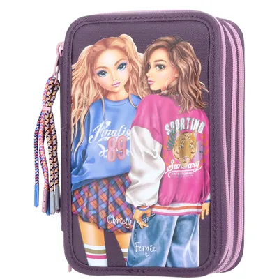 Produktbild von Depesche 3-Fach Federtasche TOPModel COLLEGE schwarz