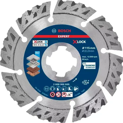 Obrázek produktu pro BOSCH DIAM EXPERT XLOCK Břit 115x2,4x12mm