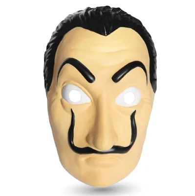 Produktbild von Haus des Geldes Maske - Einheitsgröße - Salvador Dali - Kostüm für Fasching, Karneval, Halloween