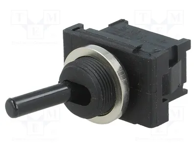 Produktbild von 1x  Schalter Hebelsc OFF-ON 100mΩ 01821.6101-01 Kippsc Pos: 2  10A/250VAC