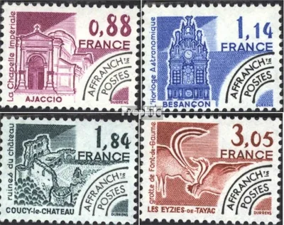 Produktbild von Briefmarken Frankreich 1984 Mi 2241-2244 (kompl. Ausg.) postfrisch Vorausentwertung Europa