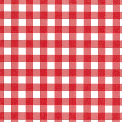 Produktbild von PAPSTAR Motivservietten "Vichy Karo" 330 x 330 mm 100 Stück