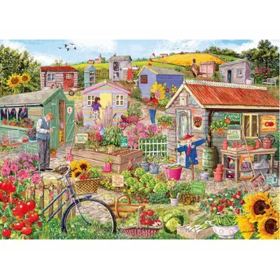 Produktbild von GIBSONS Puzzle Leben im Garten 1000 Teile